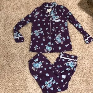 VS - pajama pant set w/ribbon trim - size S